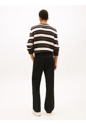 Pantalón Negro Chino Otis Regular De Sarga Tommy Jeans