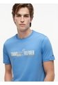 Camiseta Azul De Corte Regular Con Logo Gráfico Tommy Hilfiger de Tommy Hilfiger
