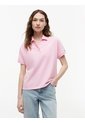 Polo Rosa De Corte Regular Con Logo Bordado Tommy Hilfiger de Tommy Hilfiger