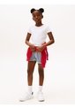 Camiseta Essential Para Niña Acanalada Con Volantes Tommy Hilfiger de Tommy Hilfiger