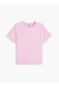 Camiseta Rosa De Cuello Redondo Con Logo Bordado Tommy Hilfiger de Tommy Hilfiger