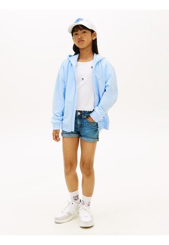 Bermudas Azul Ceñidas Y Desteñidos Tommy Hilfiger Tommy Hilfiger
