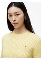 Saco Amarillo De Punto Trenzado Fino Tommy Hilfiger de Tommy Hilfiger