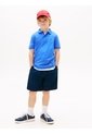 Polo Azul De Punto Interlock De Corte Regular Tommy Hilfiger de Tommy Hilfiger