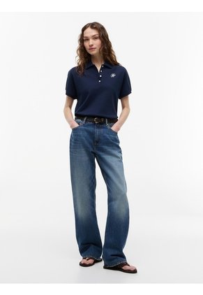 Polo Multicolor De Corte Regular Con Logo Bordado Tommy Hilfiger