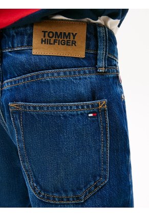 Jeans Azul Rectos Con Efecto Arrugado Tommy Hilfiger