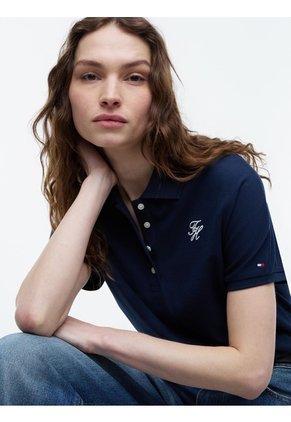 Polo Multicolor De Corte Regular Con Logo Bordado Tommy Hilfiger