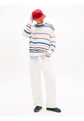 Saco Multicolor TJM 90s De Rayas Multicolores Con Estilo Retro Tommy Jeans