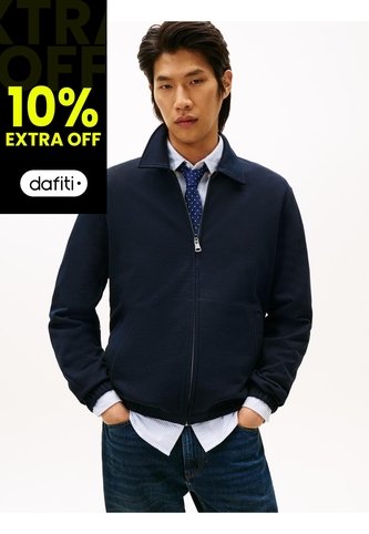 Chaqueta Azul De Felpa Con Logo Bordado Tommy Hilfiger Tommy Hilfiger