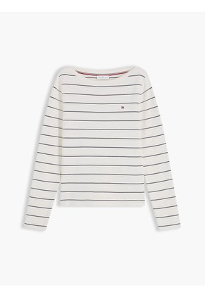 Saco Multicolor De Cuello Barco Con Diseño De Rayas Tommy Hilfiger