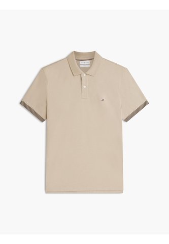 Polo Khaki De Corte Regular Con Tejido Jacquard Tommy Hilfiger Tommy Hilfiger