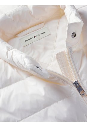 Chaqueta Blanca De Plumón Slim, Ligera Y Plegable Tommy Hilfiger
