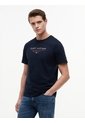 Camiseta Azul De Cuello Redondo Con Corte Regular Tommy Hilfiger de Tommy Hilfiger