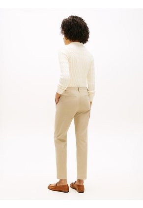 Pantalón Beige Chino De Corte Slim Tommy Hilfiger