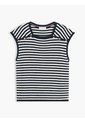 Top Multicolor De Cuello Cuadrado Con Botones Dorados Tommy Hilfiger de Tommy Hilfiger