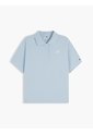 Polo Celeste De Corte Regular Con Logo Bordado Tommy Hilfiger de Tommy Hilfiger