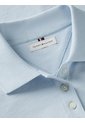 Polo Celeste De Corte Regular Con Logo Bordado Tommy Hilfiger de Tommy Hilfiger