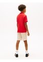 Polo Rojo De Punto Interlock De Corte Regular Tommy Hilfiger de Tommy Hilfiger