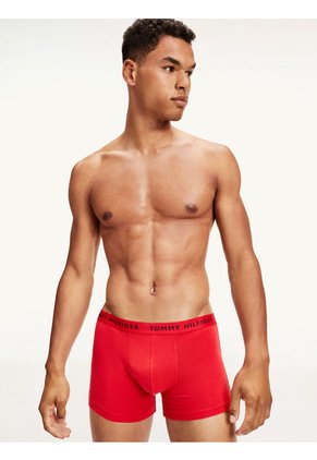 Pack De 3 Calzoncillos Trunk. Tommy Hilfiger Rojo