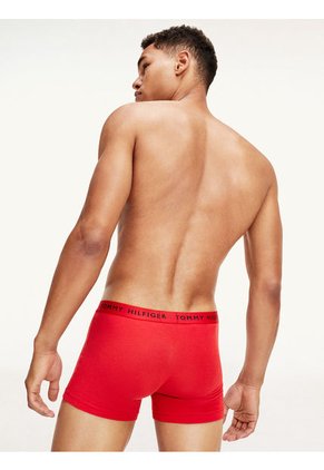 Pack De 3 Calzoncillos Trunk. Tommy Hilfiger Rojo