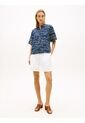 Camisa Azul De Manga Corta Con Corte Amplio Tommy Hilfiger de Tommy Hilfiger