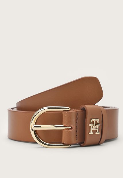 Cinturón Café-Dorado Tommy Hilfiger