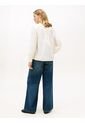 Blusa Blanca De Popelina Con Mangas Largas Tommy Hilfiger de Tommy Hilfiger