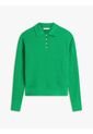 Saco Verde Tejido Amplio Tipo Polo De Punto Trenzado Tommy Hilfiger de Tommy Hilfiger