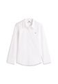 Camisa Blanca A Rayas De Corte Regular Tommy Hilfiger de Tommy Hilfiger