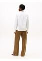 Blusa Blanca De Popelina Con Mangas Largas Tommy Hilfiger de Tommy Hilfiger