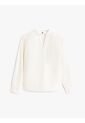 Blusa Blanca De Popelina Con Mangas Largas Tommy Hilfiger de Tommy Hilfiger