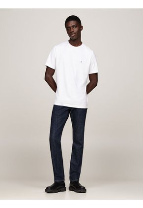 Camiseta Blanca Que Absorbe La Humedad Tommy Hilfiger