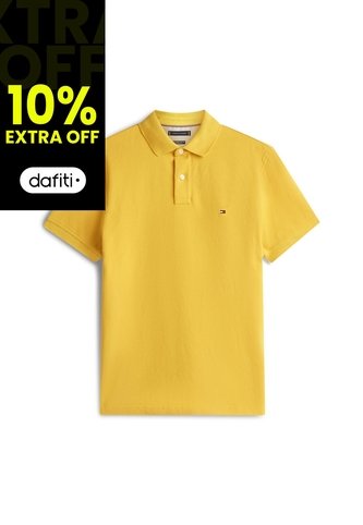Polo Amarillo 1985 De Corte Regular Tommy Hilfiger Tommy Hilfiger