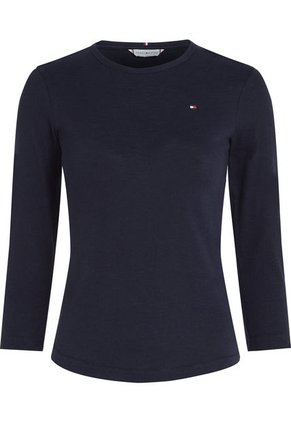 Camiseta 1985 De Manga Tres Cuartos Mujer Azul Tommy Hilfiger