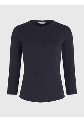 Camiseta 1985 De Manga Tres Cuartos Mujer Azul Tommy Hilfiger