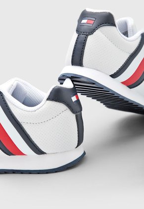 Tenis Lifestyle Blanco-Azul-Rojo Tommy Hilfiger Kids