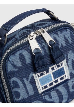 Bolso Bolso Pequeño Vaquero Con Logos Heritage Mujer Azul Tommy Hilfiger