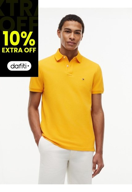 Polo Naranja 1985 De Corte Regular Tommy Hilfiger