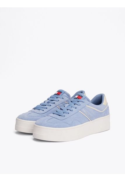 Tenis Azul The Greenwich Con Plataforma Tommy Hilfiger