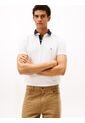 Polo Blanco De Corte Regular Con Logo Gráfico Tommy Hilfiger de Tommy Hilfiger