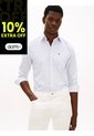 Camisa Azul De Rayas Anchas Con Corte Regular Tommy Hilfiger de Tommy Hilfiger