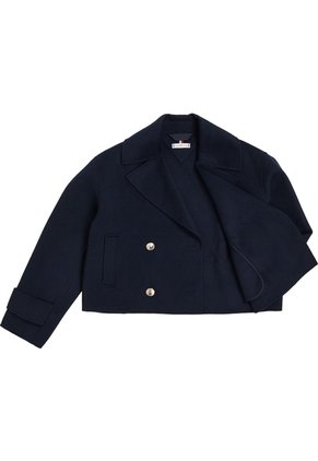 Chaqueta Azul De Botonadura Doble Para Mujer Tommy Hilfiger
