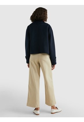 Chaqueta Azul De Botonadura Doble Para Mujer Tommy Hilfiger