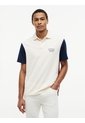 Polo Blanco Con Diseño Colorblock Con Logo Tommy Hilfiger de Tommy Hilfiger