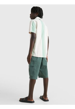 Camisa Clásica De Manga Corta Y Rayas Mixtas Hombre  Tommy Jeans