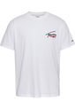 Camiseta Tommy Jeans Para Hombre Blanco Tommy Jeans de Tommy Hilfiger