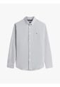 Camisa Azul De Corte Regular En Tejido Dobby Tommy Hilfiger de Tommy Hilfiger