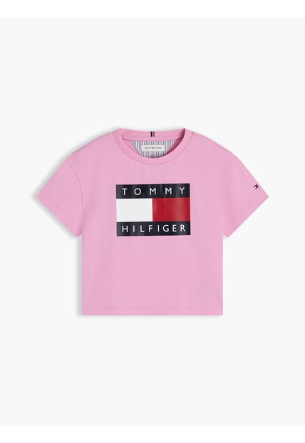 Camiseta De Para Niña Corte Amplio Con Logo Heritage Tommy Hilfiger