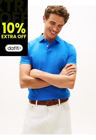 Polo Azul 1985 De Corte Regular Tommy Hilfiger Tommy Hilfiger
