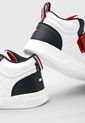 Tenis Lifestyle Azul Navy-Blanco-Rojo Tommy Hilfiger Kids Cayman Mid Retro de Tommy Hilfiger